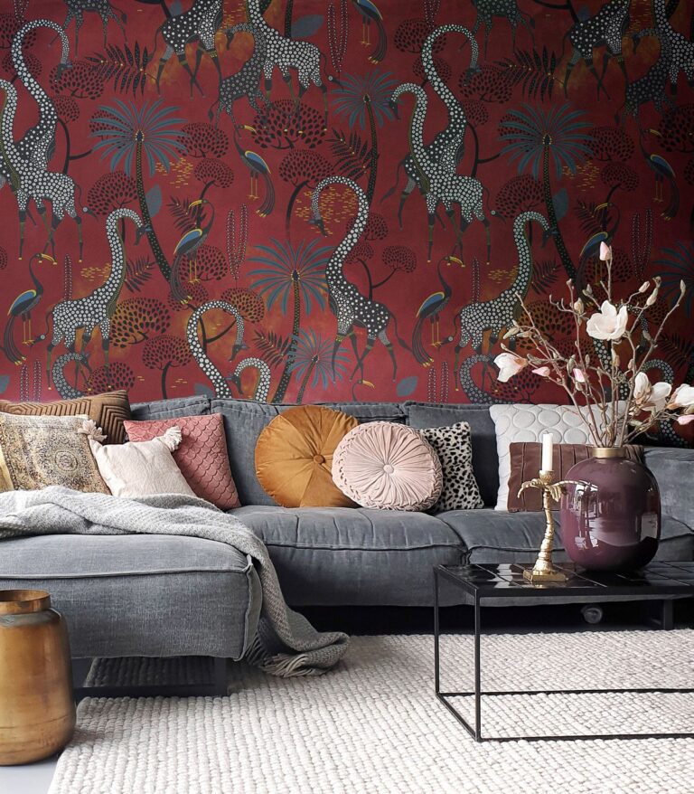 tapeta-oriental-giraffe