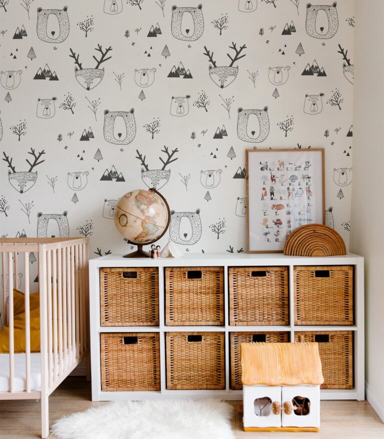 tapeta-teddy-bears-white